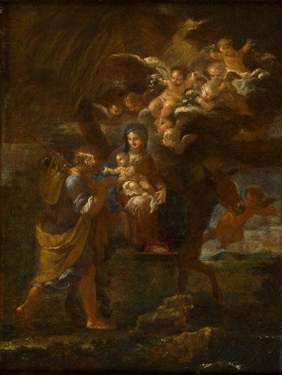 The Flight into Egypt by Filippo Lauri