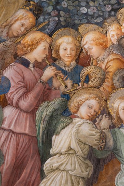 Angel (detail) by Filippo Lippi