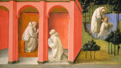 Saint Benedict Orders Saint Maurus to the Rescue of Saint Placidus by Filippo Lippi