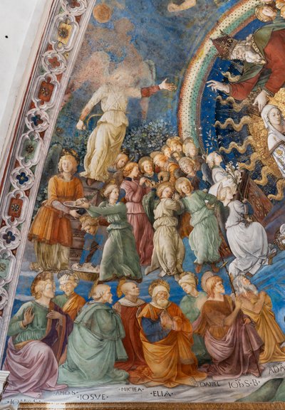 Saints and Angels (detail) by Filippo Lippi