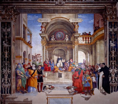 Triumph of Saint Thomas Aquinas on the Heretics by Filippo Lippi