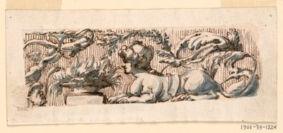 Design for a Grotesque Frieze by Filippo Marchionni