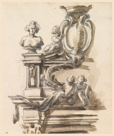 Design for an Overdoor by Filippo Marchionni