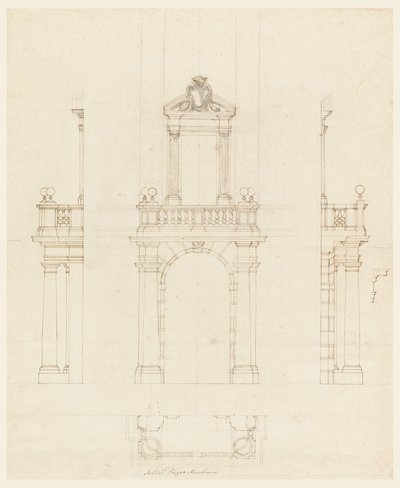 Door Case and Frame of a Door by Filippo Marchionni