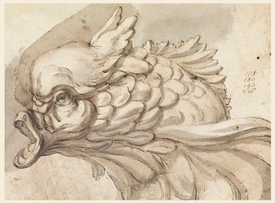 Head of a Dolphin by Filippo Marchionni