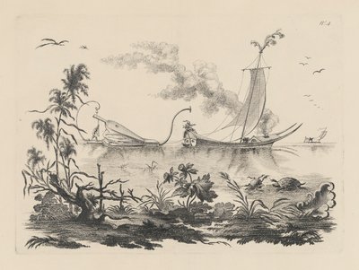 The Manner of Sailing by the Power of Bellows Practiced on that Planet by Filippo Morghen