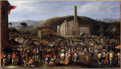 The Fair of Impruneta. Duke Cosimo II de