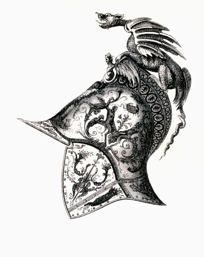 Damascened Helmet of King Francis I of France by Filippo Negroli