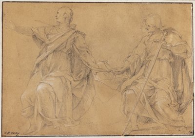 Sts James the Great (?) and John the Evangelist by Filippo Paladini