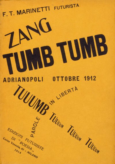 Cover of the book by Filippo Tommaso Marinetti 