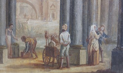 Genre Scene, Detail of the Salon Window Shutters, Queen