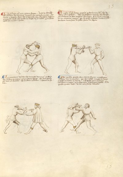 Combat with Dagger by Fiore Furlan dei Liberi da Premariacco