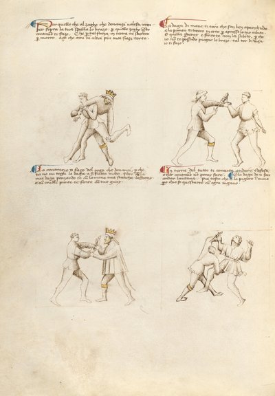 Combat with Dagger by Fiore Furlan dei Liberi da Premariacco