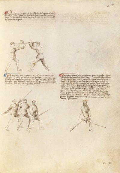 Combat with Dagger and Sword by Fiore Furlan dei Liberi da Premariacco