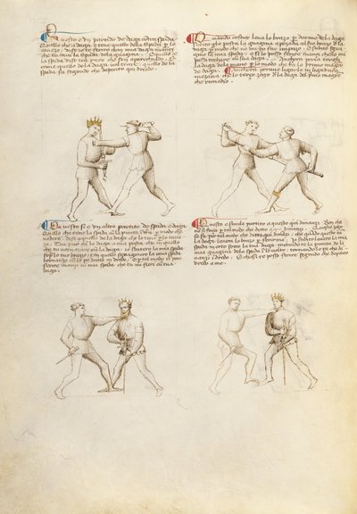 Combat with Dagger and Sword by Fiore Furlan dei Liberi da Premariacco