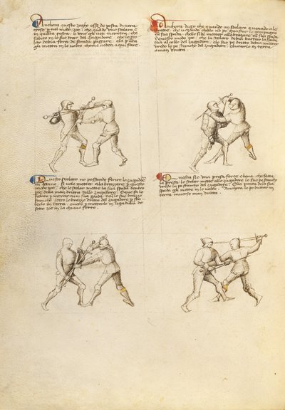 Combat with Sword by Fiore Furlan dei Liberi da Premariacco