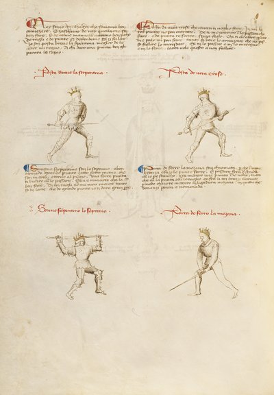 Combat with Sword by Fiore Furlan dei Liberi da Premariacco
