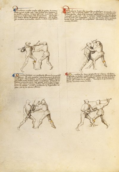 Combat with Sword by Fiore Furlan dei Liberi da Premariacco