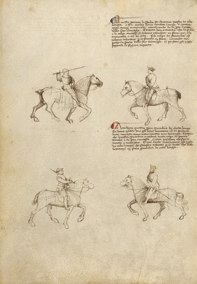 Equestrian Combat with Sword by Fiore Furlan dei Liberi da Premariacco