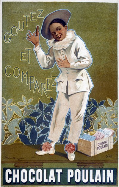 Advertising of Chocolat Poulain: 