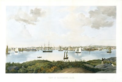 View of Gloucester, Mass., c. 1856 by Fitz Henry (attr.to) Lane