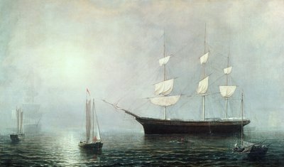 Ship Starlight, c. 1860 by Fitz Henry Lane