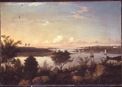 The Annisquam River looking toward Ipswich Bay by Fitz Henry Lane