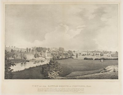 View of the Battle Ground at Concord, Massachusetts by Fitz Henry Lane