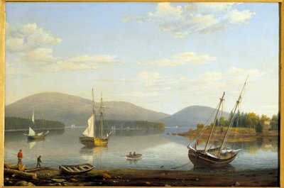 View of the Port of Somes in Maine, United States by Fitz Henry Lane