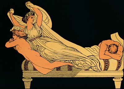 The Empty Joy That Dwells In the Dreams of the Night, 1880 by Flaxman