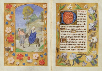The Flight into Egypt, from the Hastings Hours, c.1475-83 by Flemish School