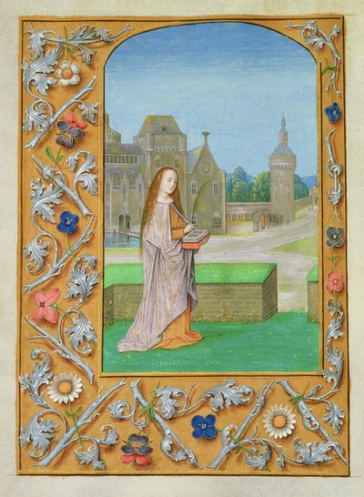St. Barbara, from the Hastings Hours by Flemish School