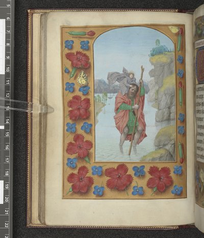 Saint Christopher, illustration from the 
