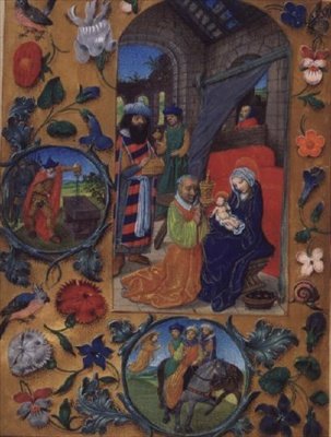 Adoration of the Magi (from Flemish Book of Hours, Bruges) by Flemish School