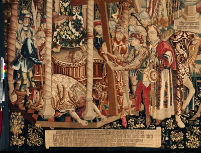 The legend of the Holy Cross. Ca 1450 (detail) by Flemish School