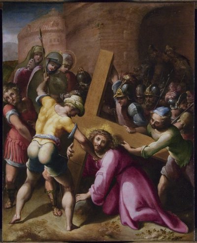 Christ on the Road to Calvary by Flemish School