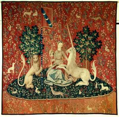 Curtain of the Lady of the Unicorn: The View by Flemish School