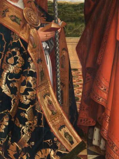 Madonna with Petrus Wijts (detail) by Flemish School