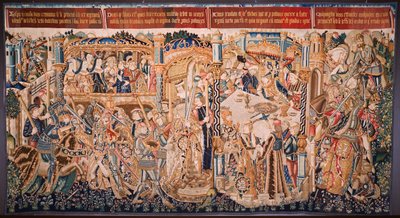 Tidio and Polyneses (Flemish Tapestry) by Flemish School
