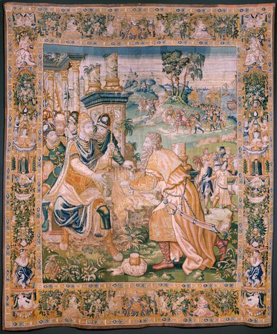 Alexander is Offered a Crown (Flemish Tapestry) by Flemish School