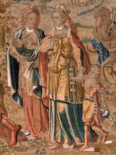 Meeting Between Jacob and Esau by Flemish School