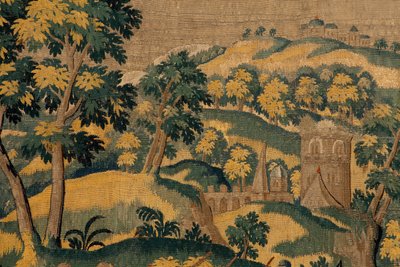 Series Story of Cyrus. No VI Tomyris orders the head of Cyrus to be dipped in a vessel of blood. Based on Michiel Coxcie. Ca 1590. by Flemish School