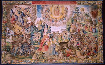 Saint Michael Defeating the Dragon (Series The Apocalypse) by Flemish School