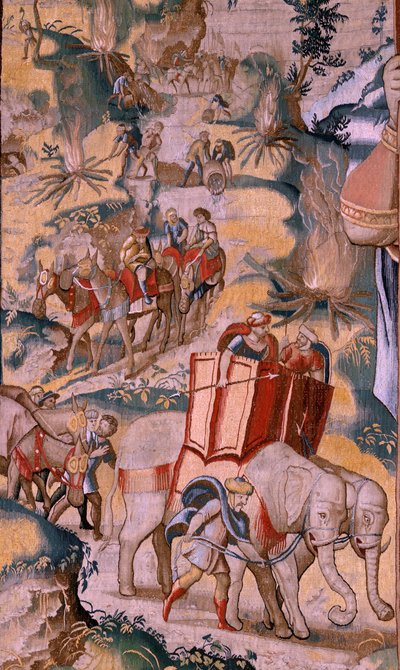 The Crossing of the Alps by Flemish School