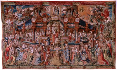 Virtue (Flemish Tapestry) by Flemish School