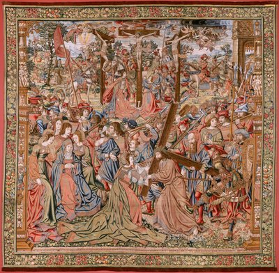 The Way to Calvary and Encounter with Veronica (Series The Passion of Christ) by Flemish School