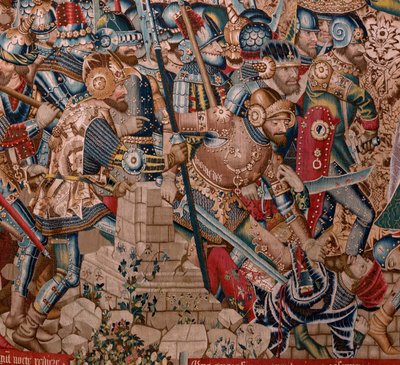 The Trojan War. The Destruction of Troy. Eleventh tapestry in the series. Ca 1470 by Flemish School