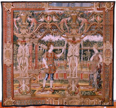Vertumnus Transformed into a Pruner (Series Vertumnus and Pomona) by Flemish School