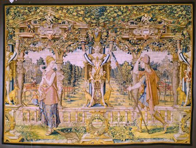 Vertumnus Transformed into a Farmer (Flemish Tapestry) by Flemish School