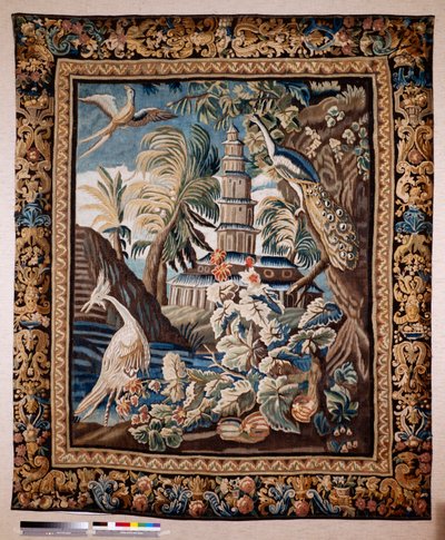 Flemish tapestry. So called verdure. Manufacture of Oudenaarde. Private collection. 17th century (?) by Flemish School